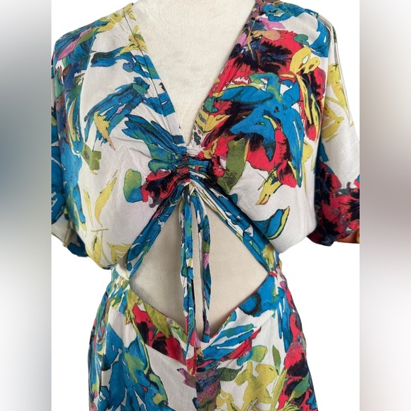 Rachel Roy multicolor cut out summer beach romper - Picture 5 of 8